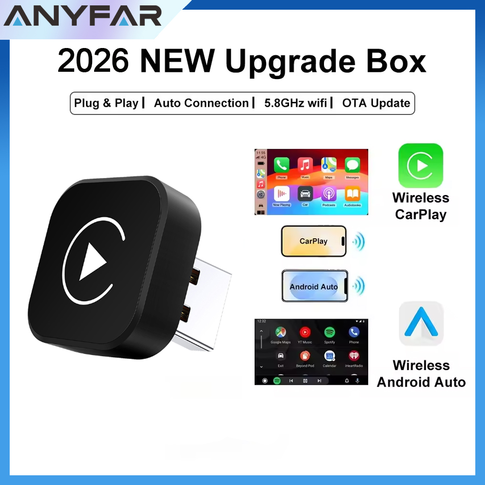 Smartwatch Universal - 2026 Kablosuz CarPlay Adaptörü 2'si 1