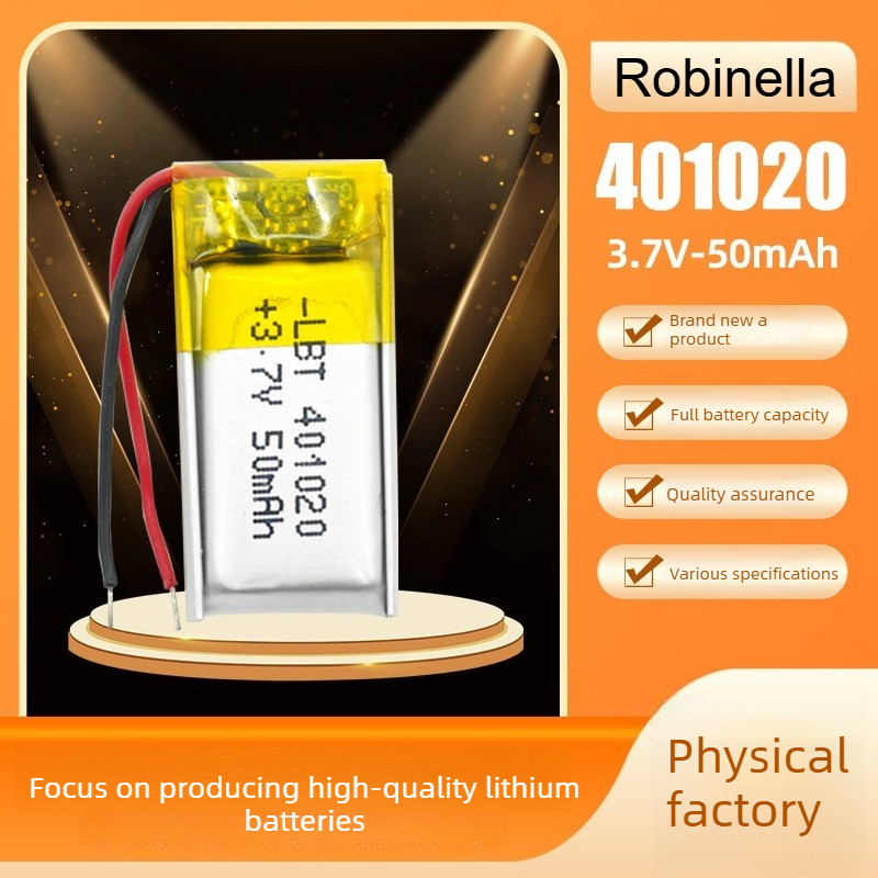 Smartwatch Headset - 401020 3.7V 55mAh Lityum Polimer Pil