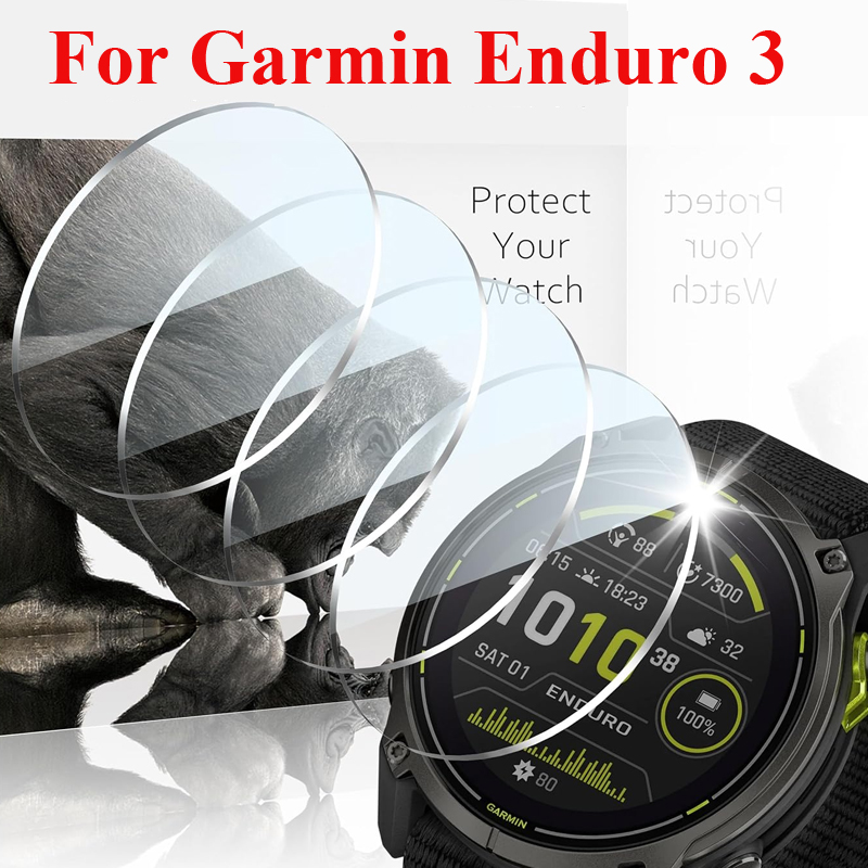 Watch Face Protector - Temperli Cam Filmler Garmin Enduro 3