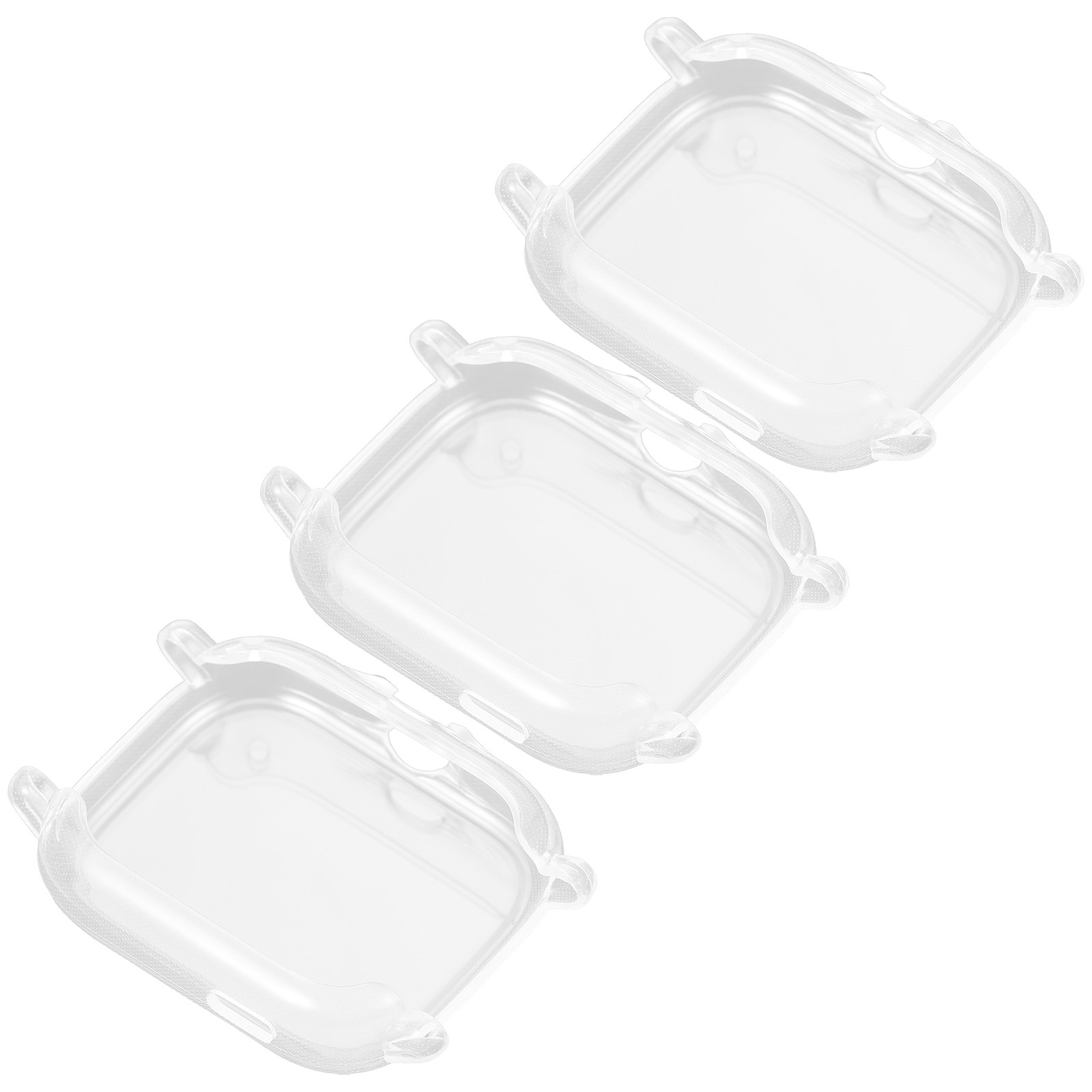 Smartwatch Case - 3 Adet Elektrokaplama Tpu Saat Kılıfı