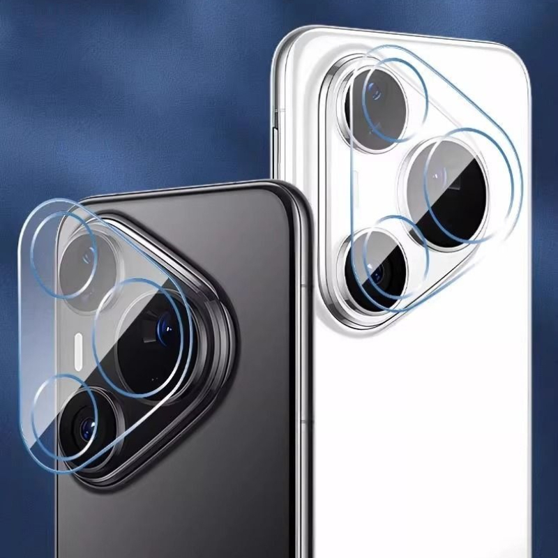 Huawei Pura 70 - 2 adet arka temperli cam etiket