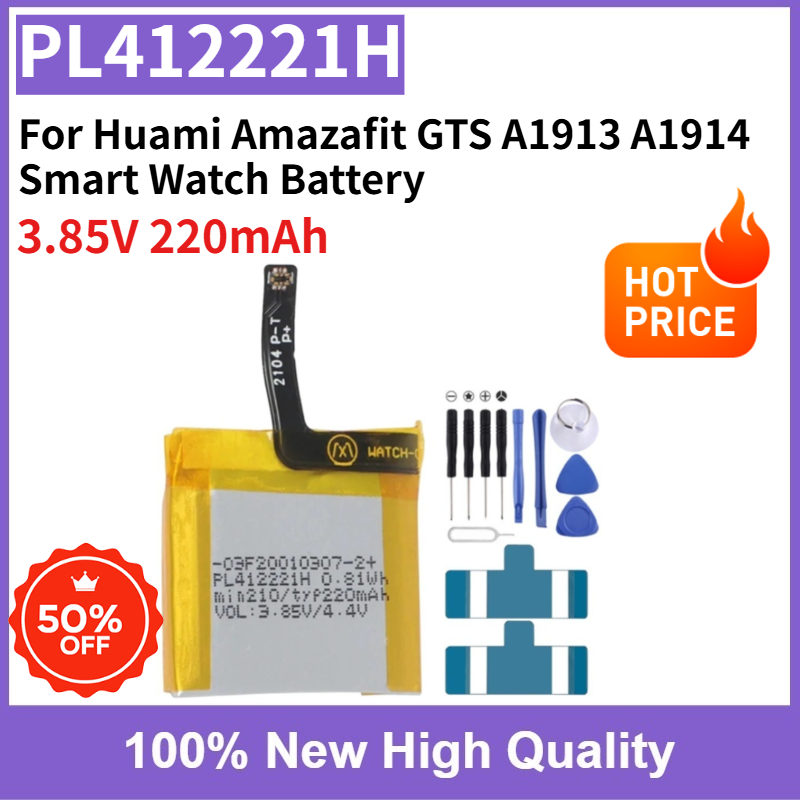 Smartwatch A1914 - PL412221H 3.85V 220mAh Değiştirilebilir Pil Yüksek