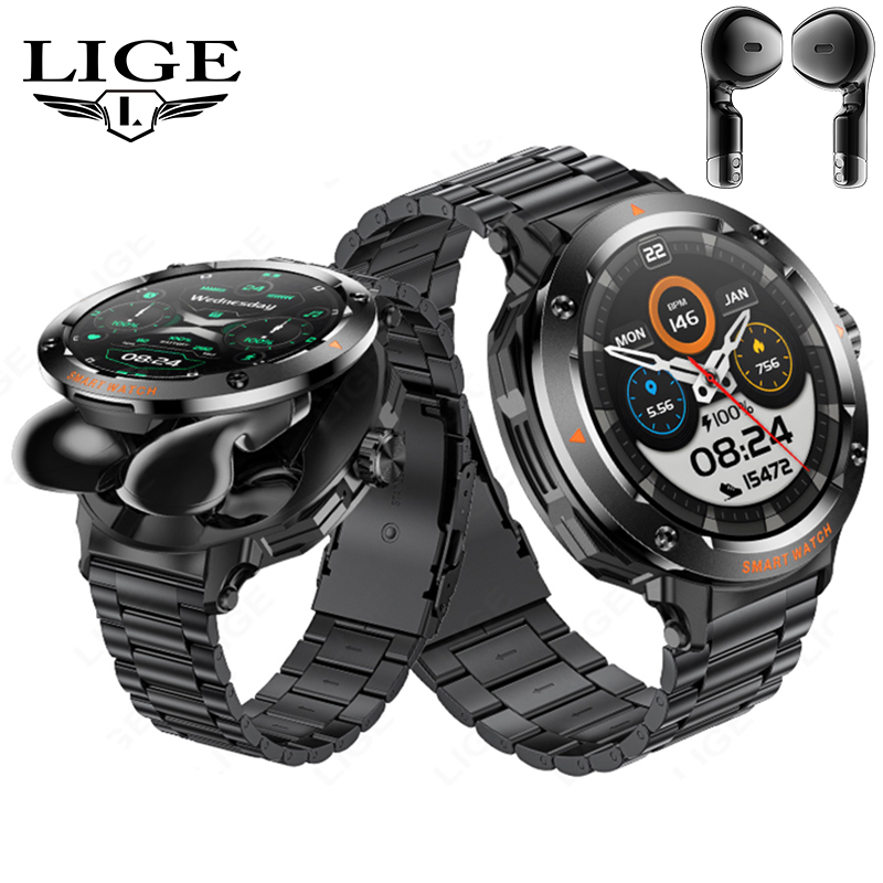 Smartwatch Headset - Yeni erkek 2'si 1 Arada Kulaklık
