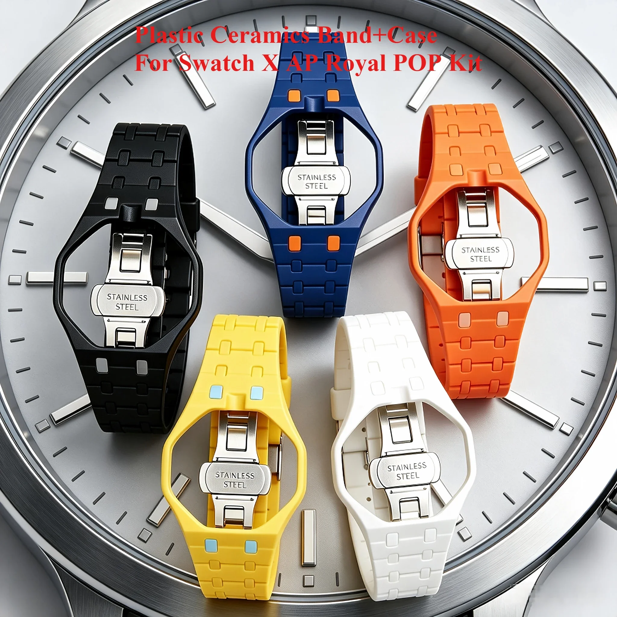Smartwatch Case - Swatch X AP Royal POP Plastik