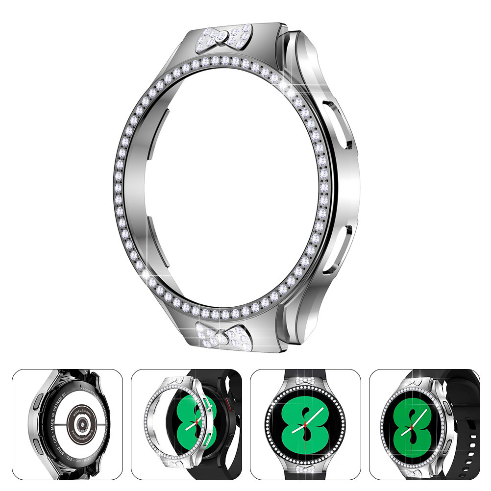 Smartwatch Case - Saat Kılıfı Parlak Simli PC Koruyucu