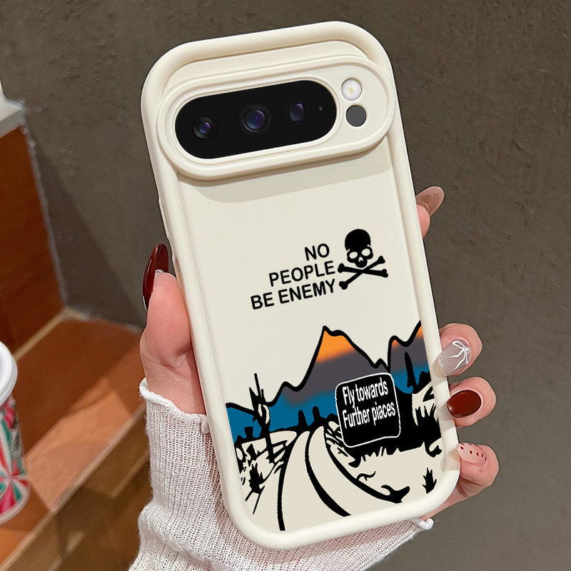 Google Pixel 9 Pro - Dağ Yolu Desenli Telefon Kılıfı Google
