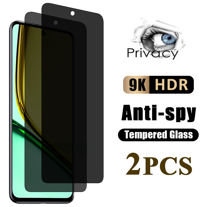 Realme C67 - 2 adet Anti-Spy ekran koruyucusu Realme