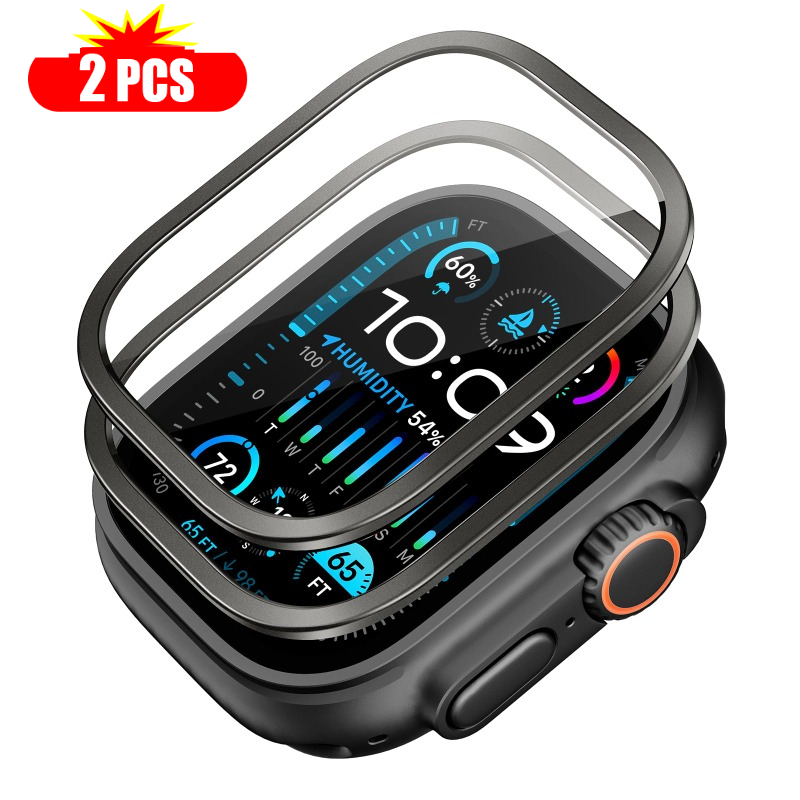 Smartwatch Case - 2 adet Temperli Cam Apple Watch