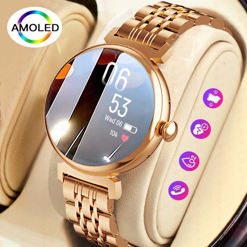 Smartwatch Face - 1.04 inç AMOLED Ekran Moda Bayanlar