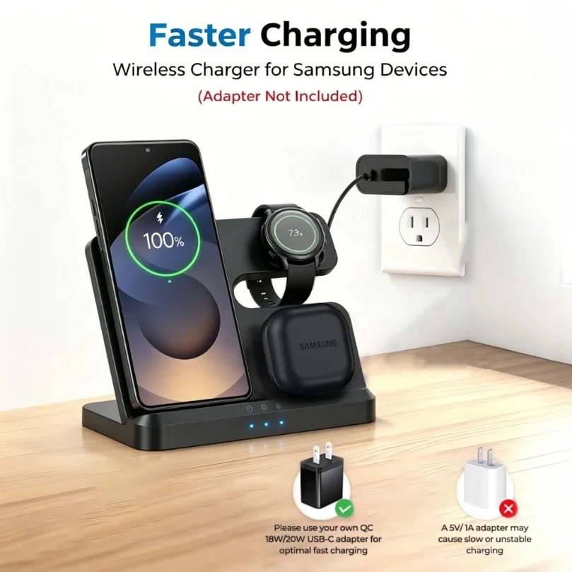 Samsung S26 S25 S24 Z Fold/Fli - Watch Charger Cable incelemesi ve fiyatı