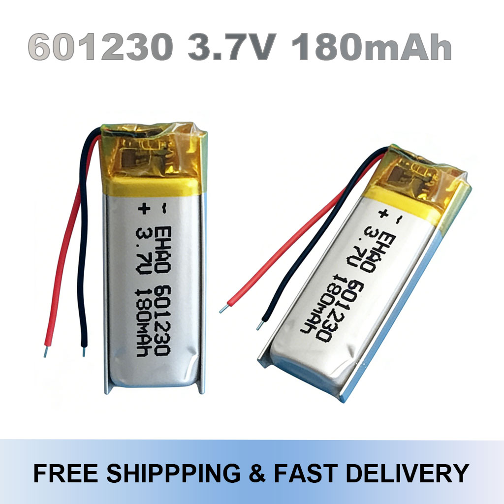 601230 3.7V 180mAh Şarj Edileb - Smartwatch Headset incelemesi ve fiyatı