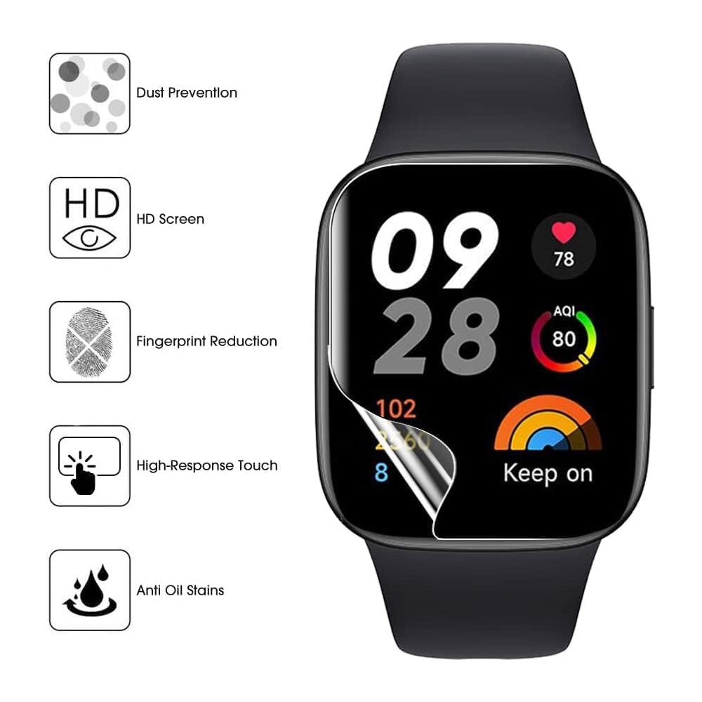 3/6 adet Hidrojel koruyucu fil - Watch Face Protector incelemesi ve fiyatı