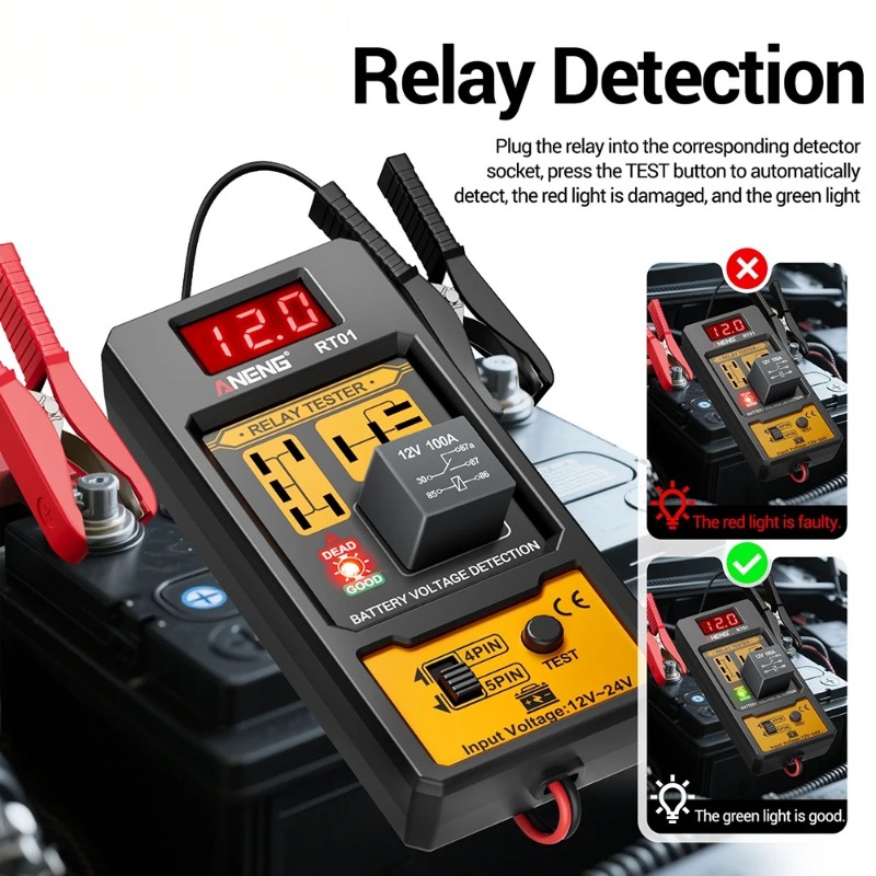 12V 24V Otomotiv Röle Test Cih - Smartwatch Universal incelemesi ve fiyatı