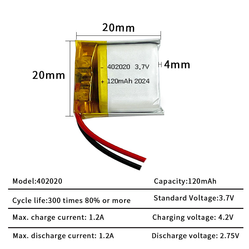 3.7V 120mAh 402020 Li-Po Şarj  - Smartwatch Headset incelemesi ve fiyatı