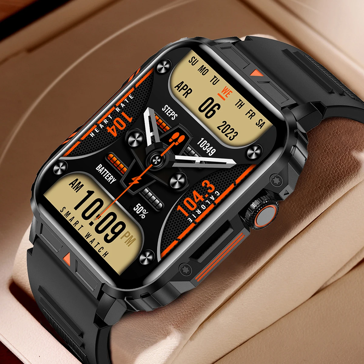 2026 Lüks Askeri Akıllı Saat E - Smartwatch Faces incelemesi ve fiyatı