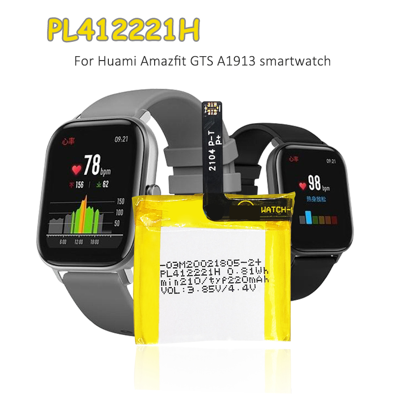 PL412221H Pil 220mAh 3.85V Hua - Smartwatch A1914 incelemesi ve fiyatı