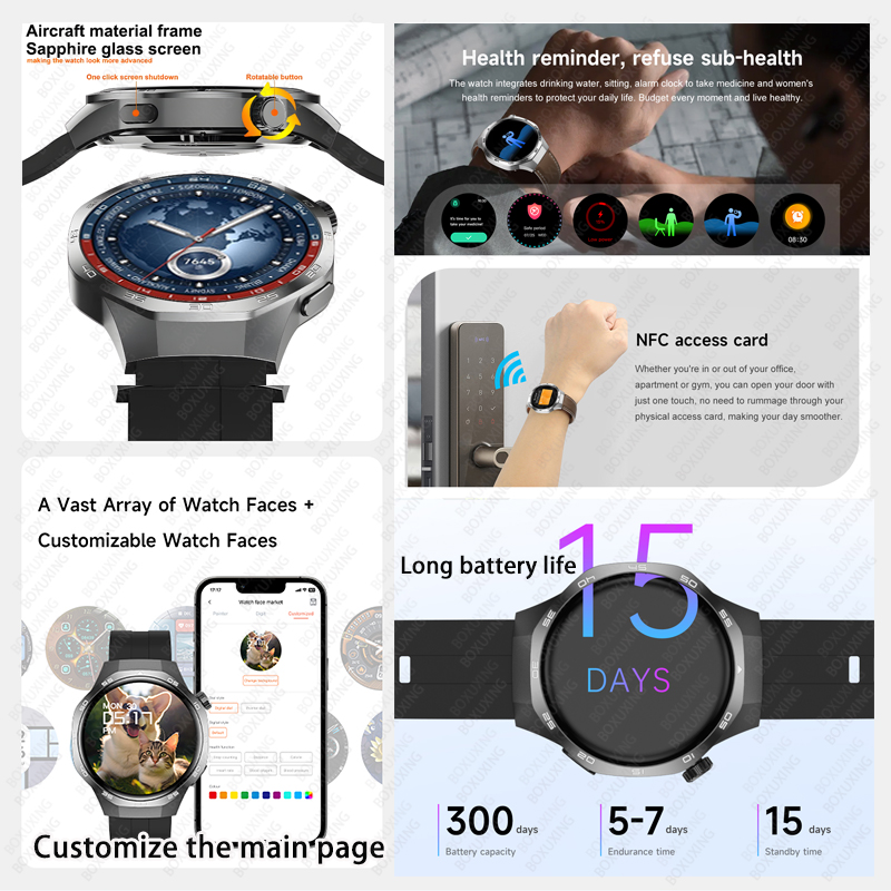 2026 Yeni BOXUXING Watch 5 MAX - Smartwatch Face incelemesi ve fiyatı