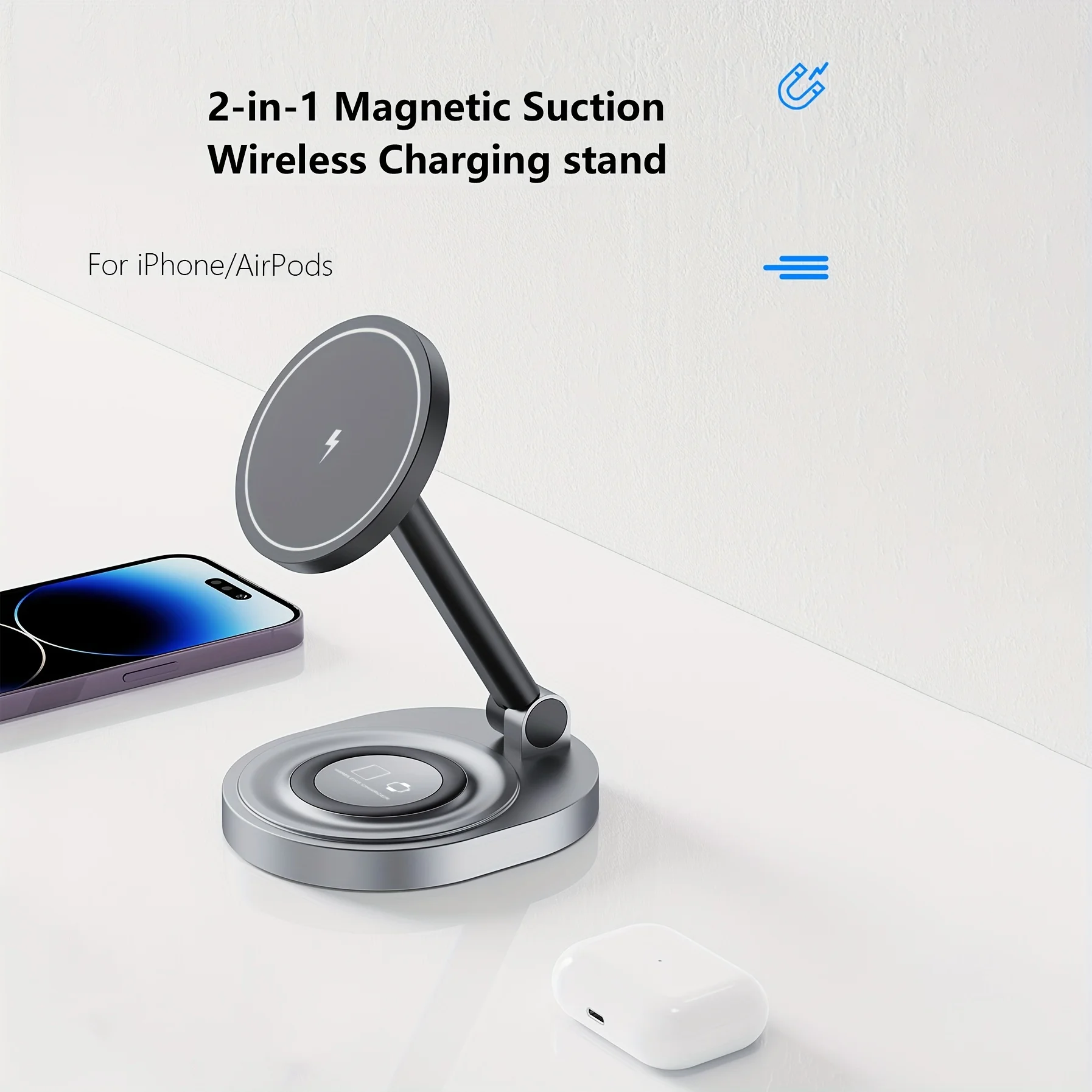 2 In 1 Manyetik Kablosuz Şarj  - Watch Charger Cable incelemesi ve fiyatı