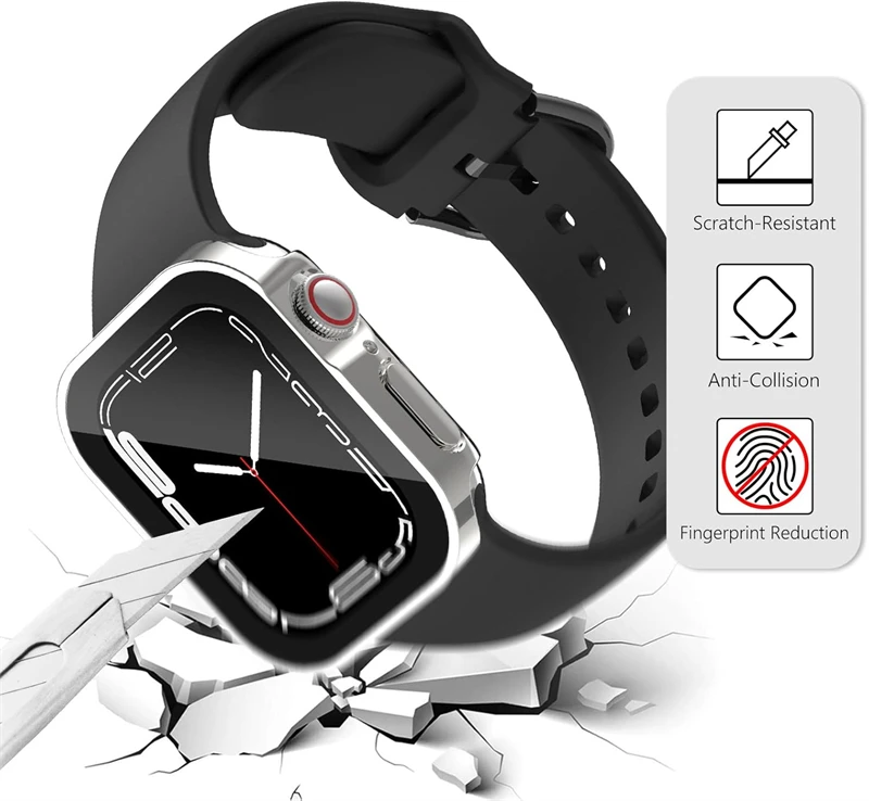 Su geçirmez Sert PC Ekran Koru - Smartwatch Case incelemesi ve fiyatı