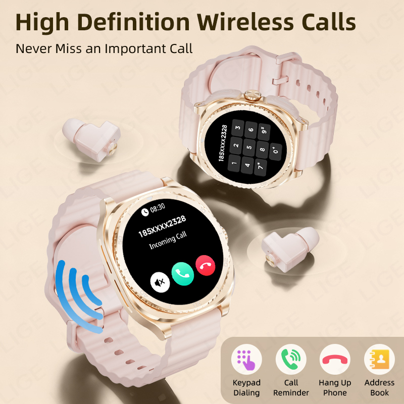 LIGE 2'si 1 Arada TWS Kulaklık - Smartwatch Headset incelemesi ve fiyatı