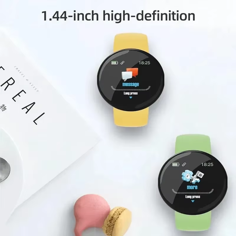 D18 Akıllı Saat Dairesel Renkl - Smartwatch Face incelemesi ve fiyatı