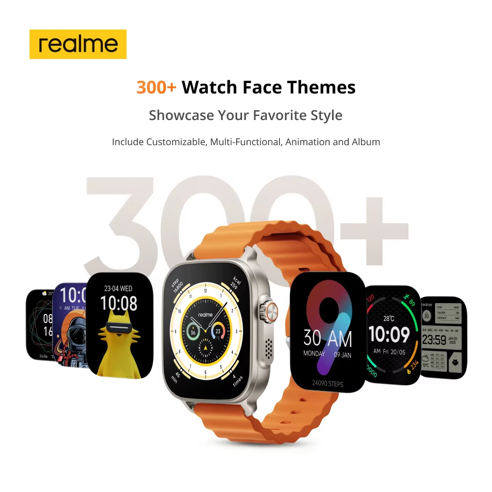 Global Versiyon realme watch 5 - Smartwatch Face incelemesi ve fiyatı