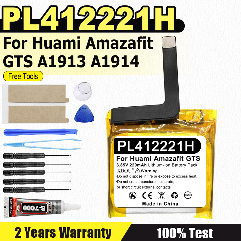PL412221H 220 mAh Yeni Pil Hua - Smartwatch A1914 incelemesi ve fiyatı